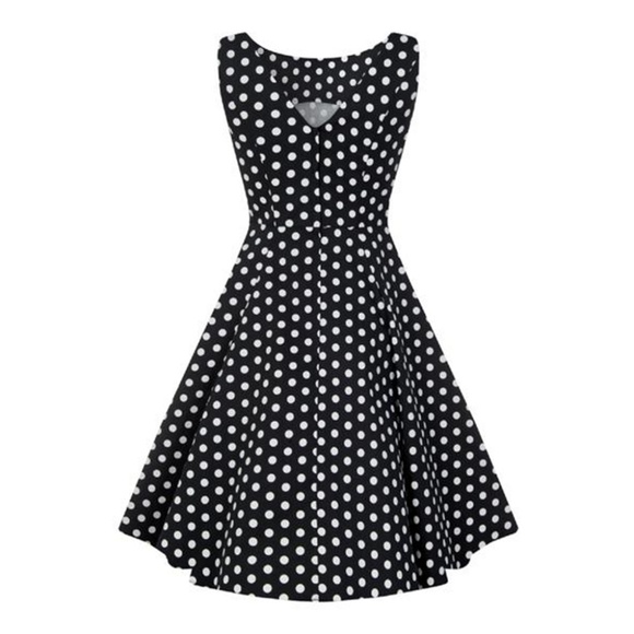 🌺Collectif Polka Dot Doll Dress with Pockets - Picture 4 of 5